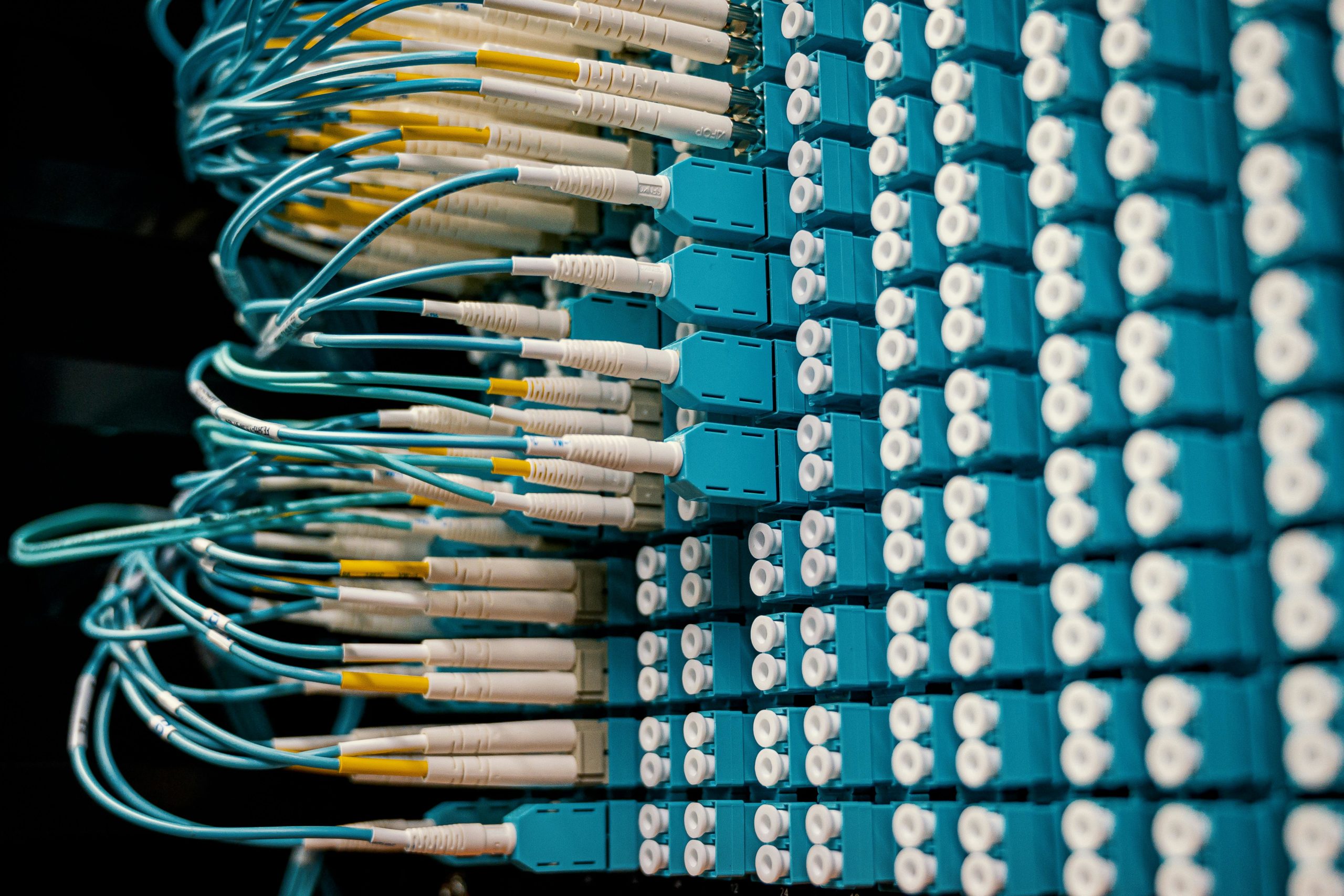 Netzwerkkabel Als Versorgung Für Die Arbeit Des Systems