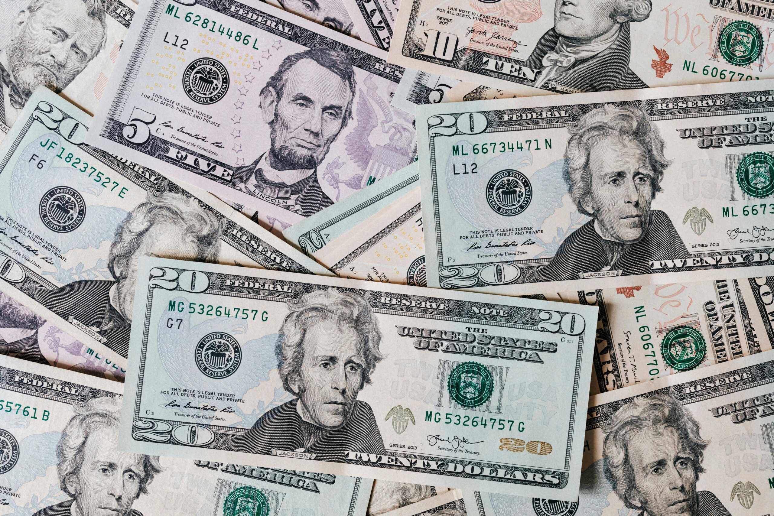 Kostenloses Stock Foto zu amerikanische währung, banknotendesign, banknotentexturen